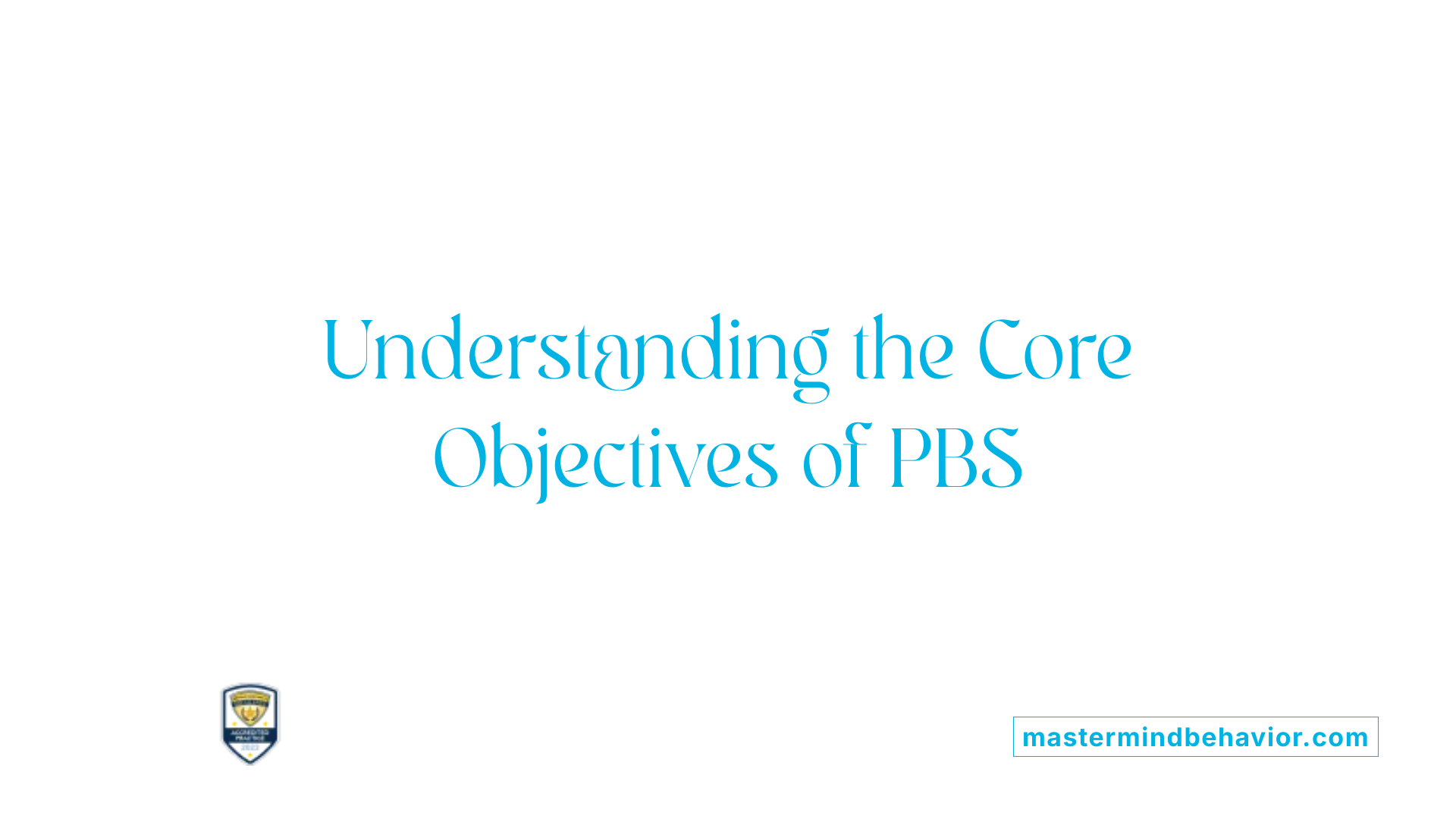 Understanding the Core Objectives of PBS