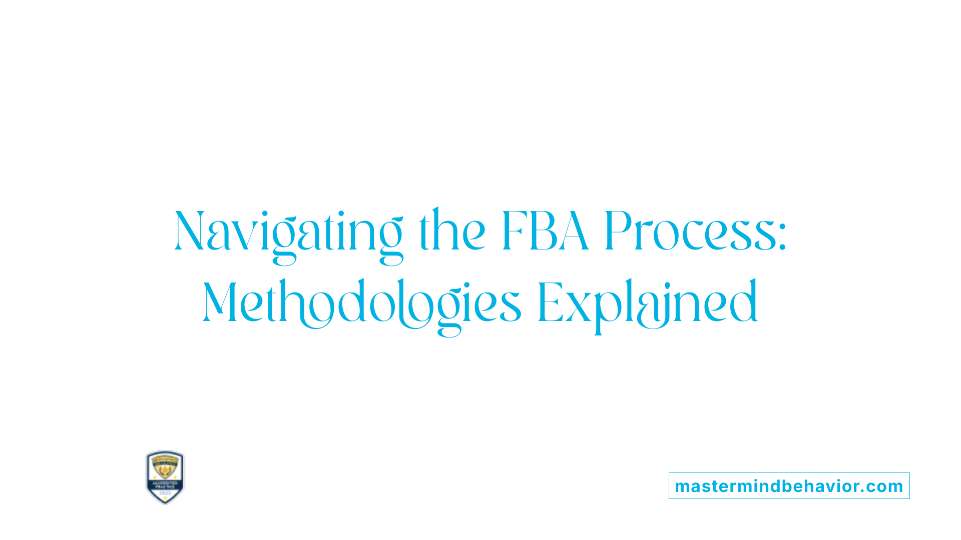 Navigating the FBA Process: Methodologies Explained