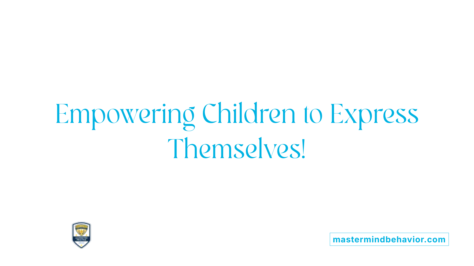 Empowering Children to Express Themselves!