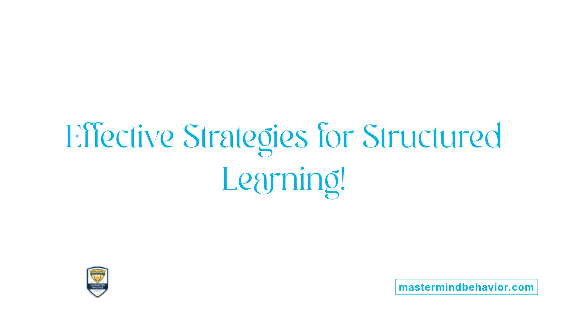Effective Strategies for Structured Learning!