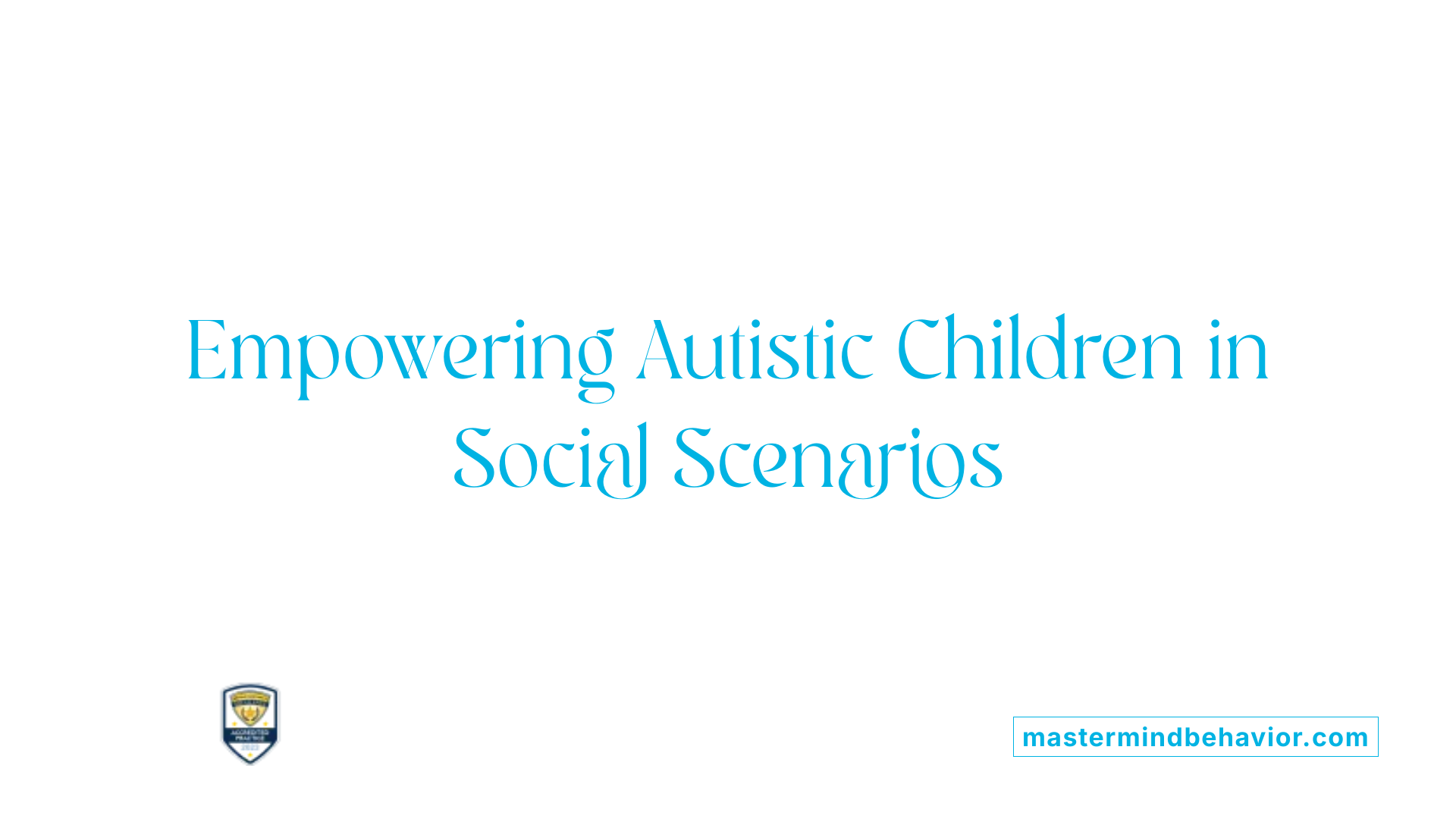 Empowering Autistic Children in Social Scenarios