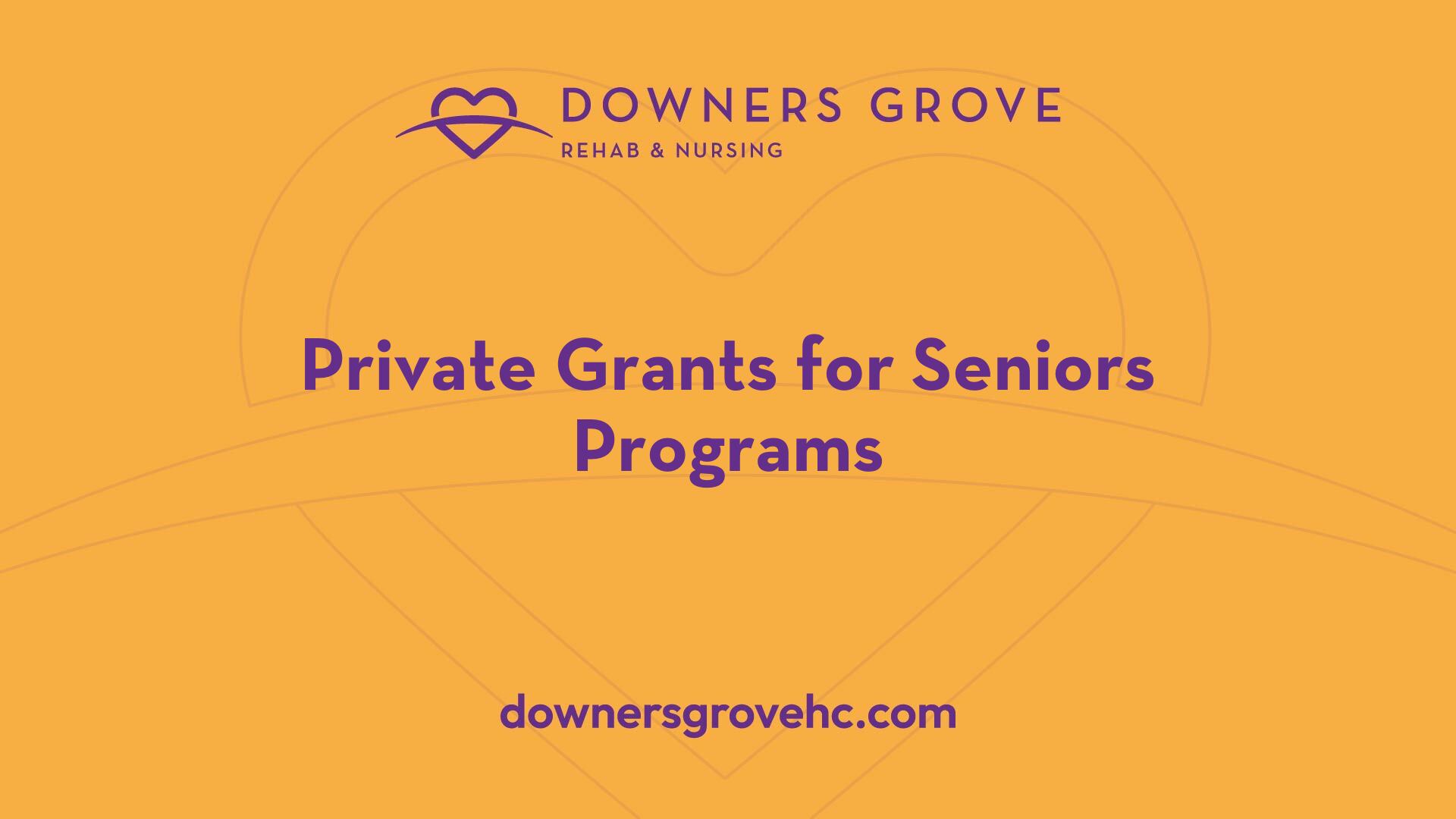 Grants for Senior Programs Uncovered