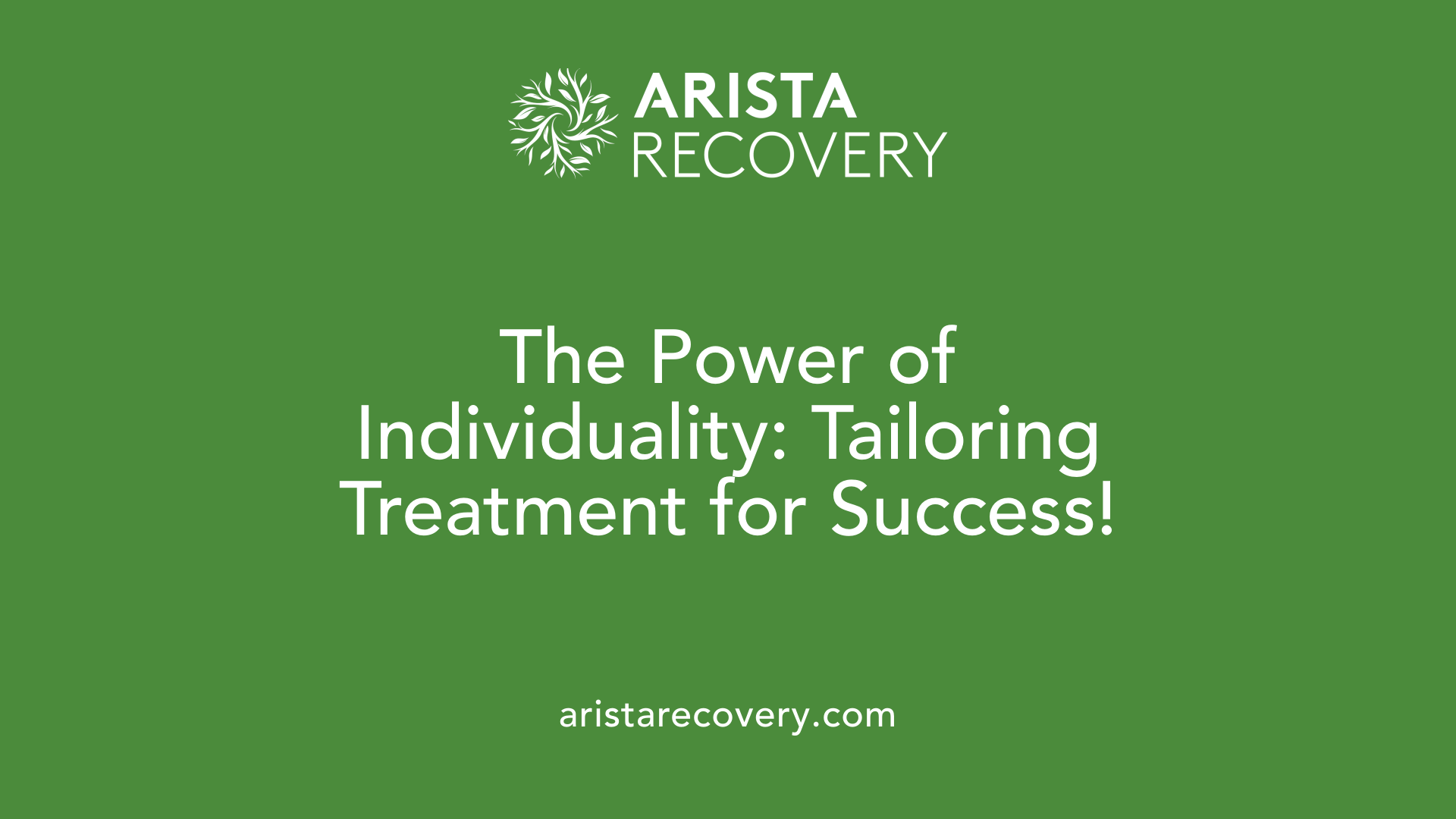 The Power of Individuality: Tailoring Treatment for Success!