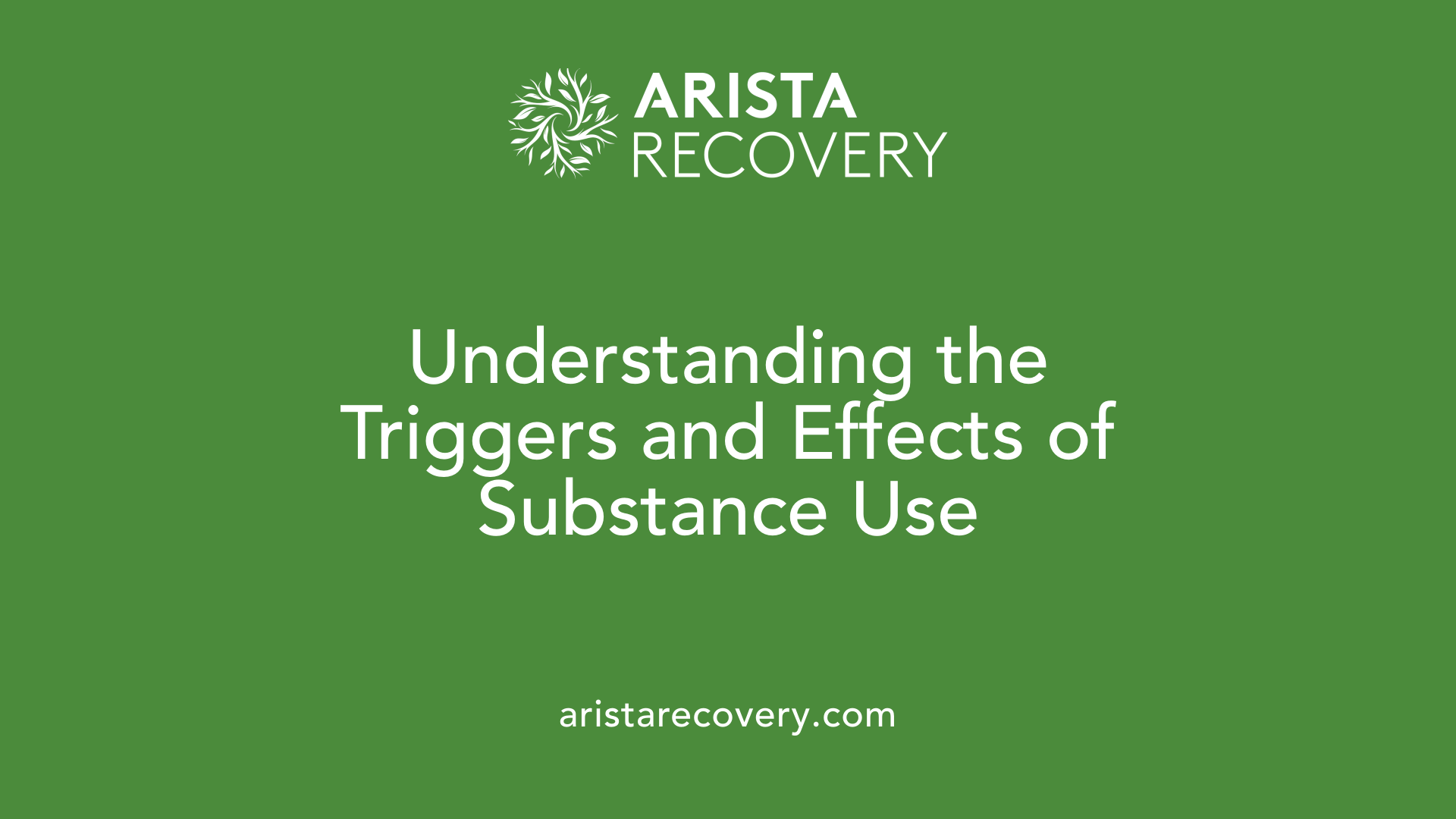 Understanding the Triggers and Effects of Substance Use