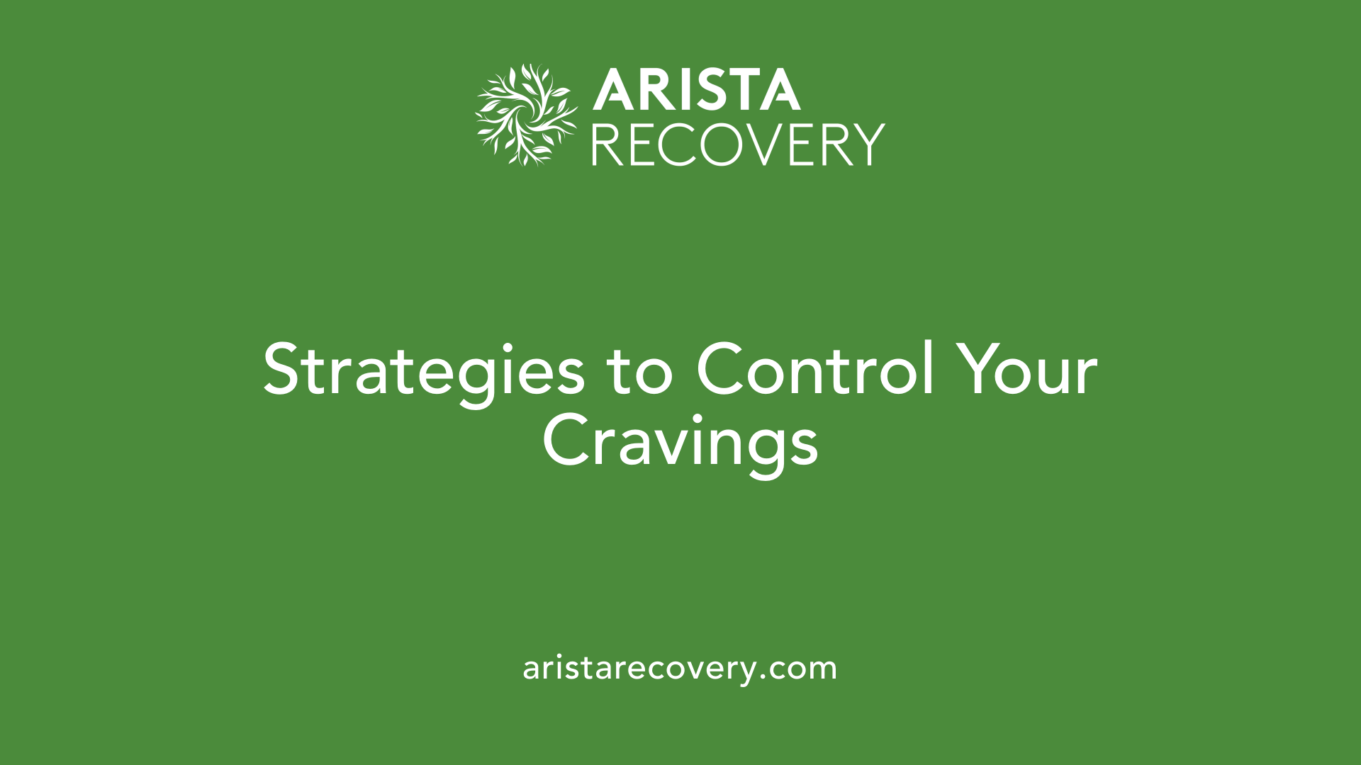Strategies to Control Your Cravings