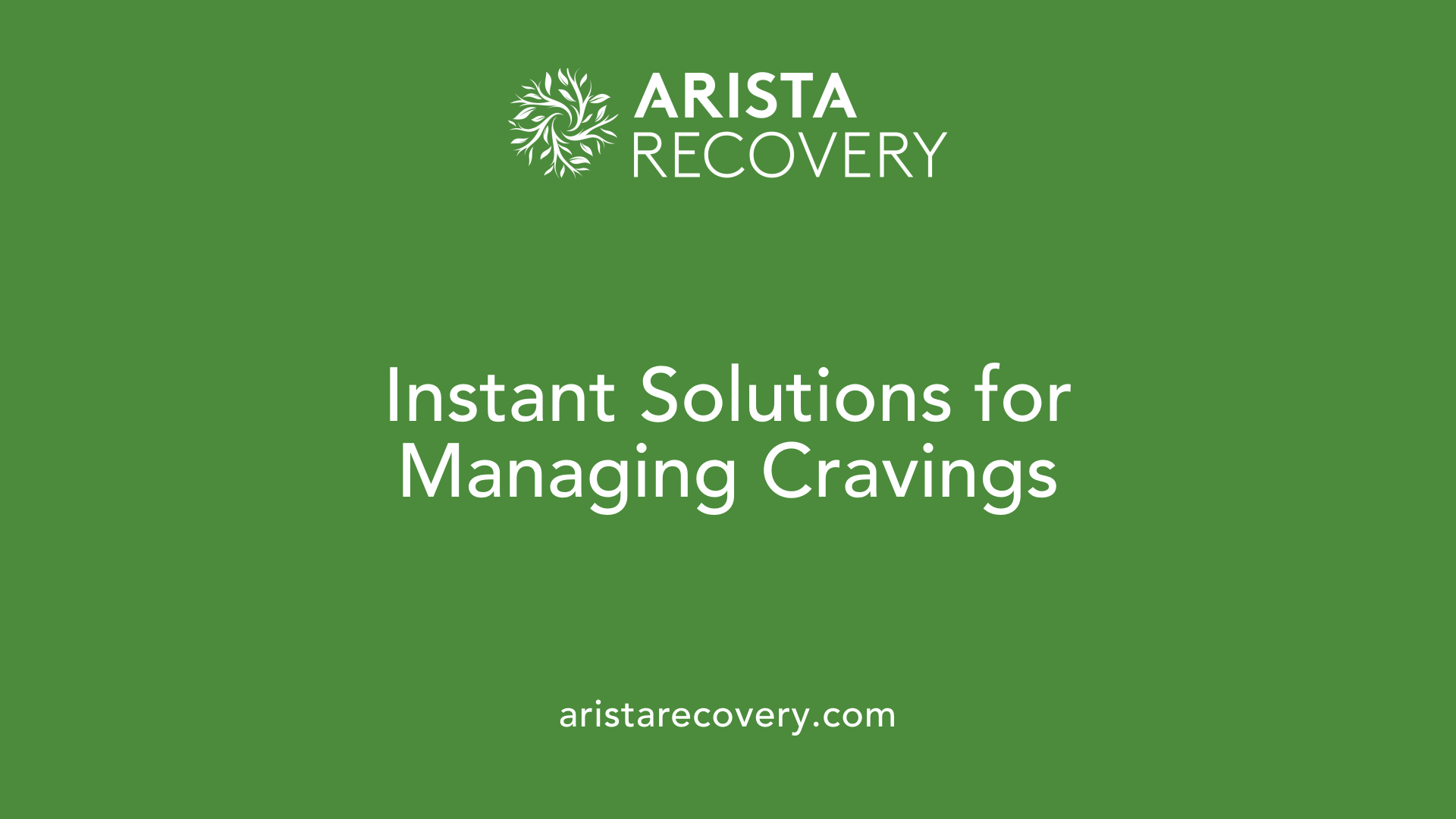 Instant Solutions for Managing Cravings