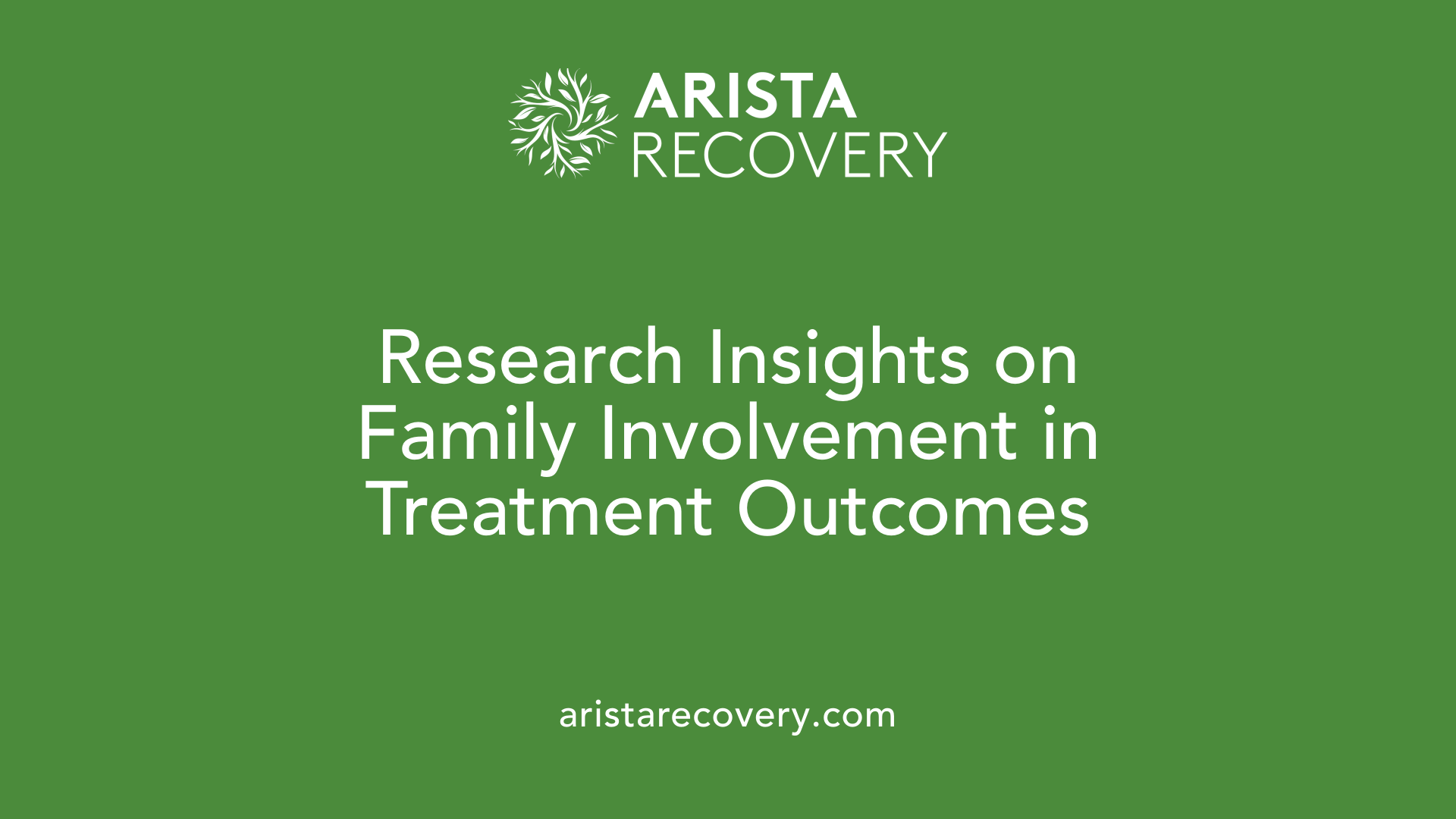 Research Insights on Family Involvement in Treatment Outcomes