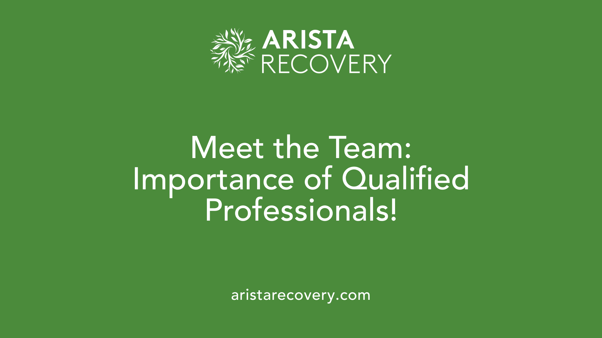 Meet the Team: Importance of Qualified Professionals!