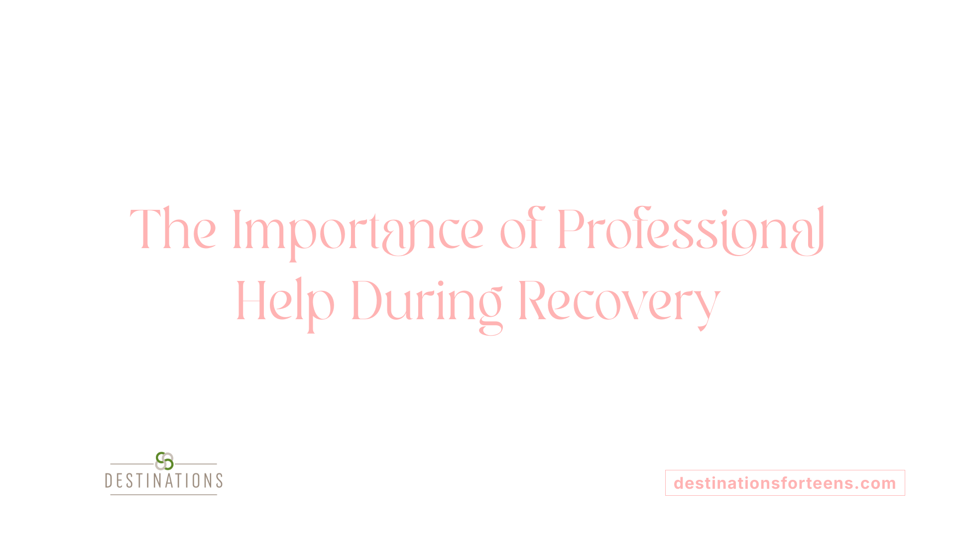 The Importance of Professional Help During Recovery