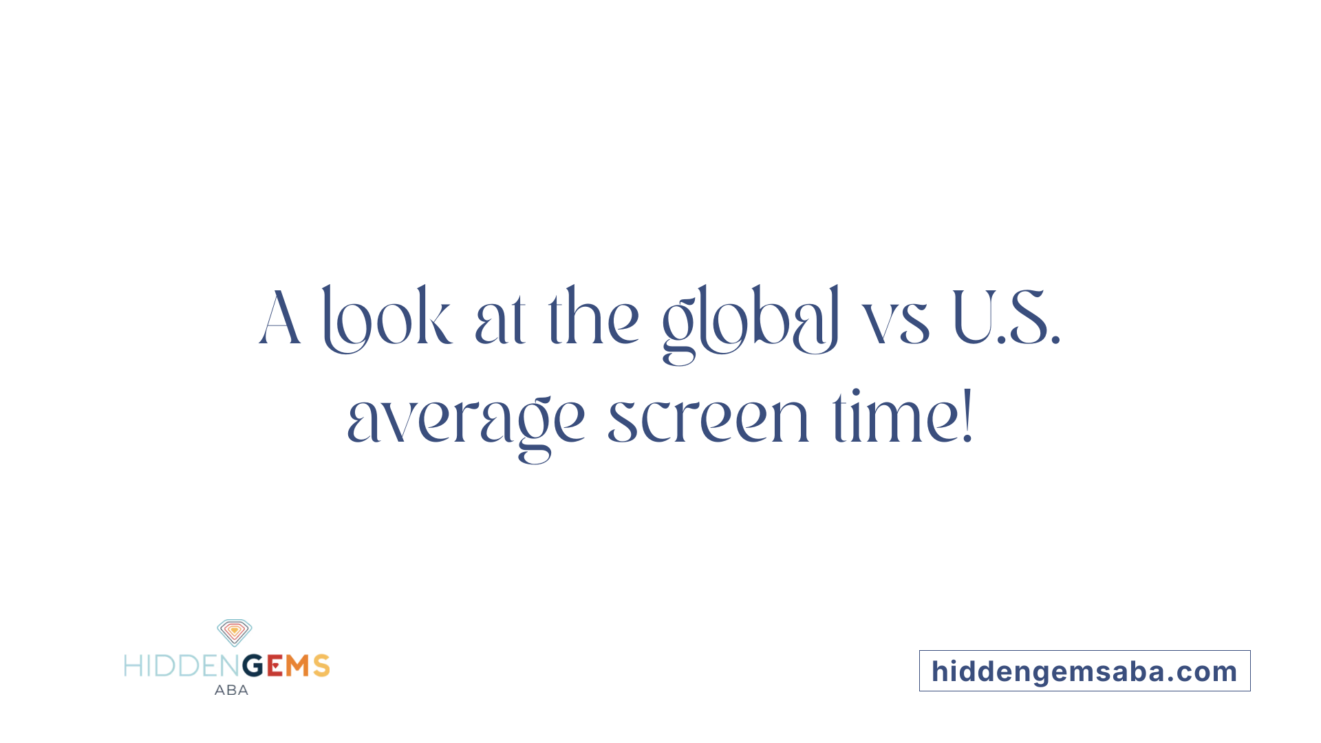 A look at the global vs U.S. average screen time!