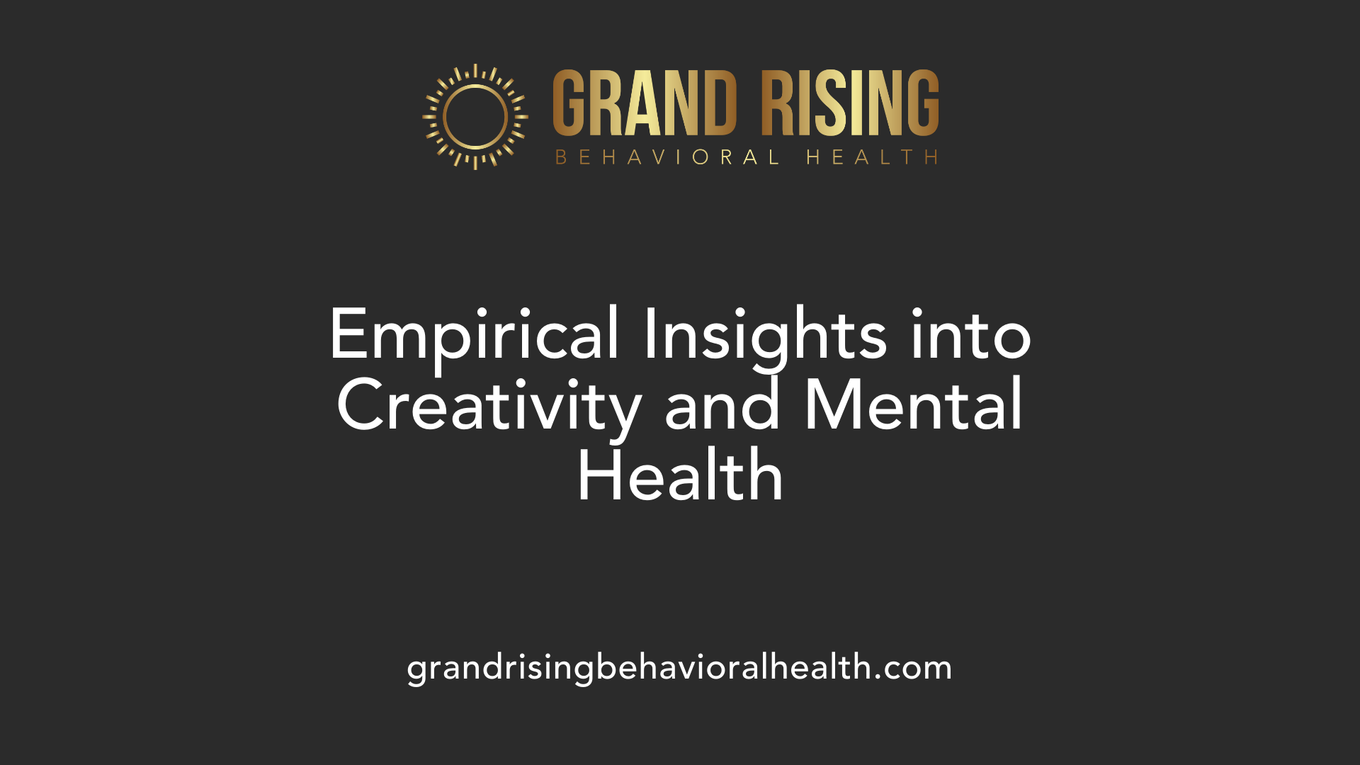 Empirical Insights into Creativity and Mental Health