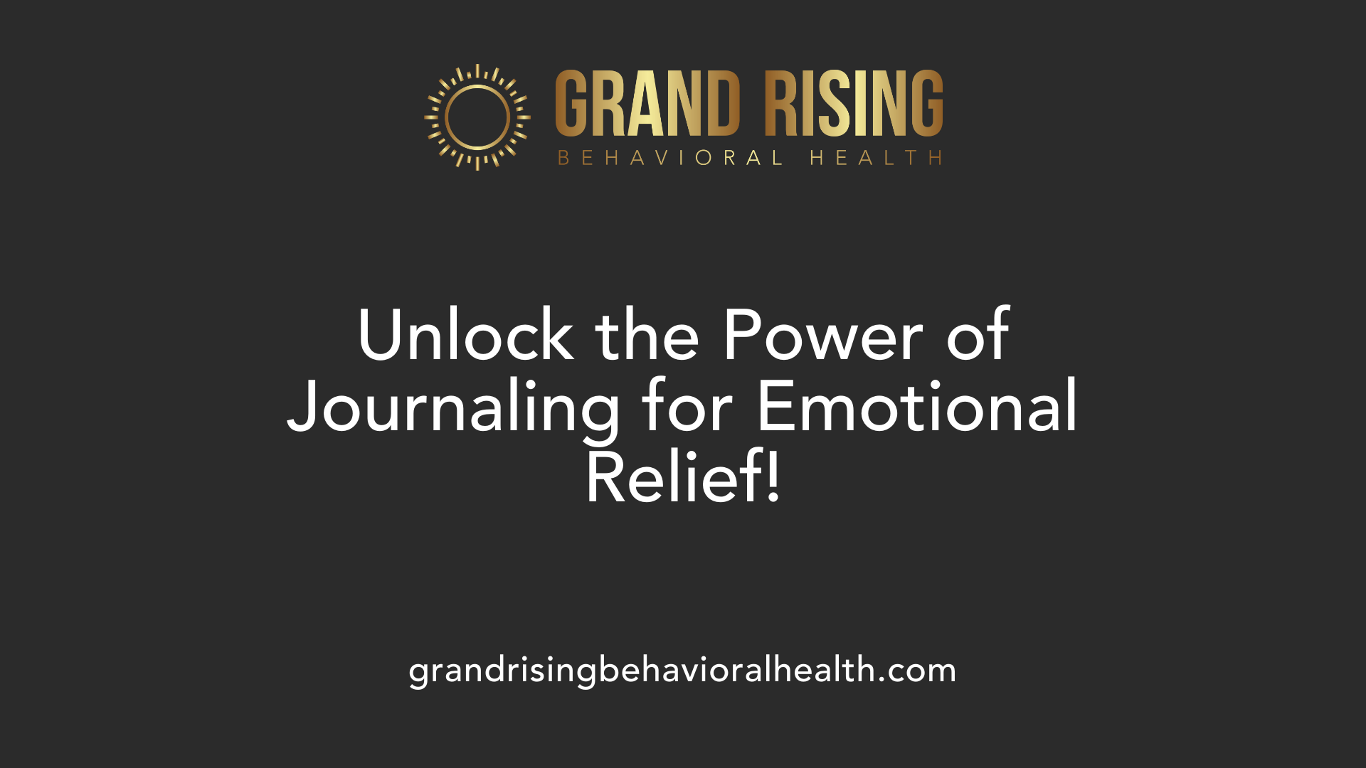 Unlock the Power of Journaling for Emotional Relief!