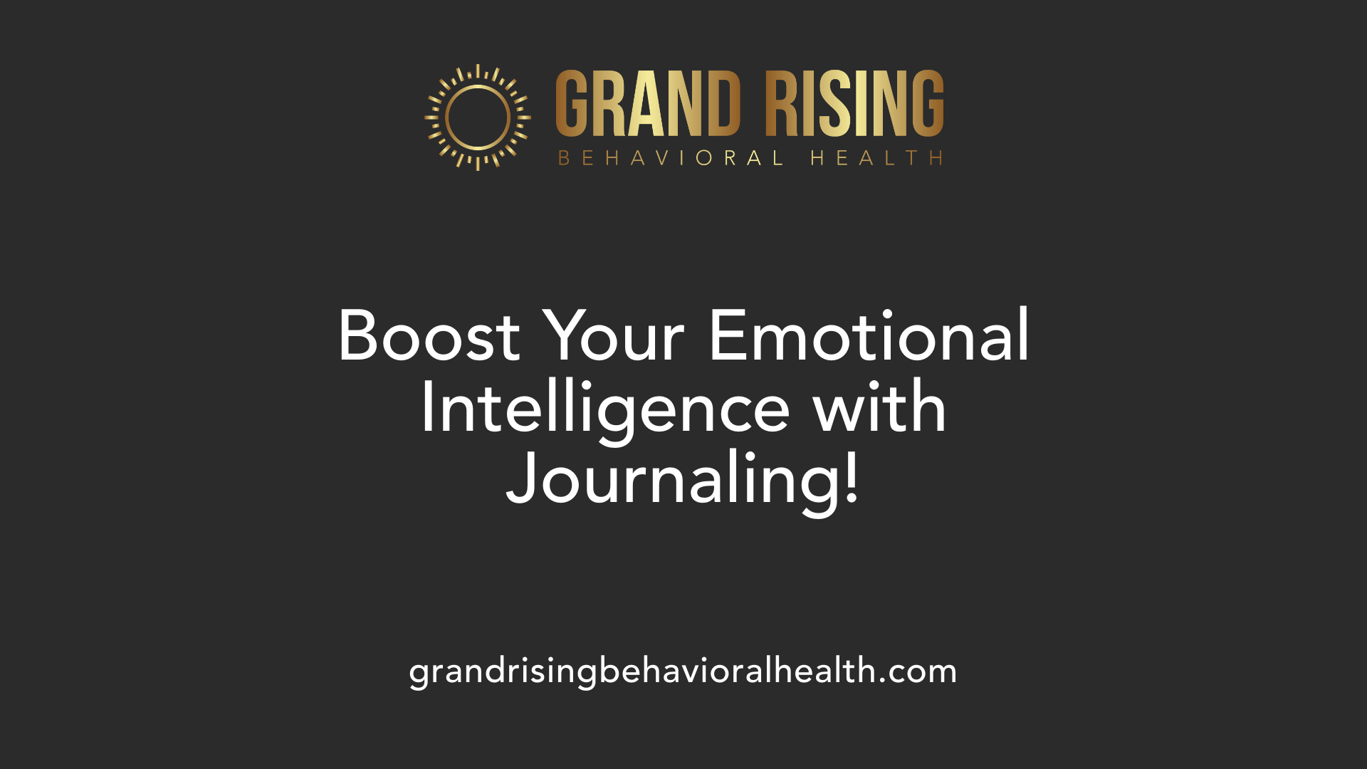 Boost Your Emotional Intelligence with Journaling!