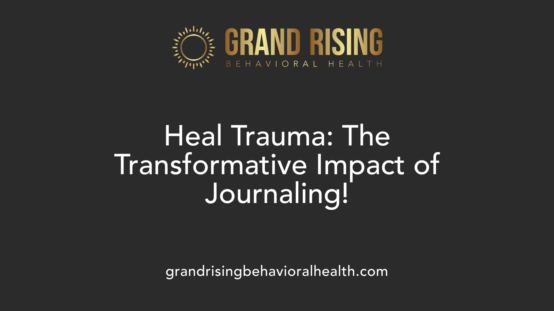 Heal Trauma: The Transformative Impact of Journaling!
