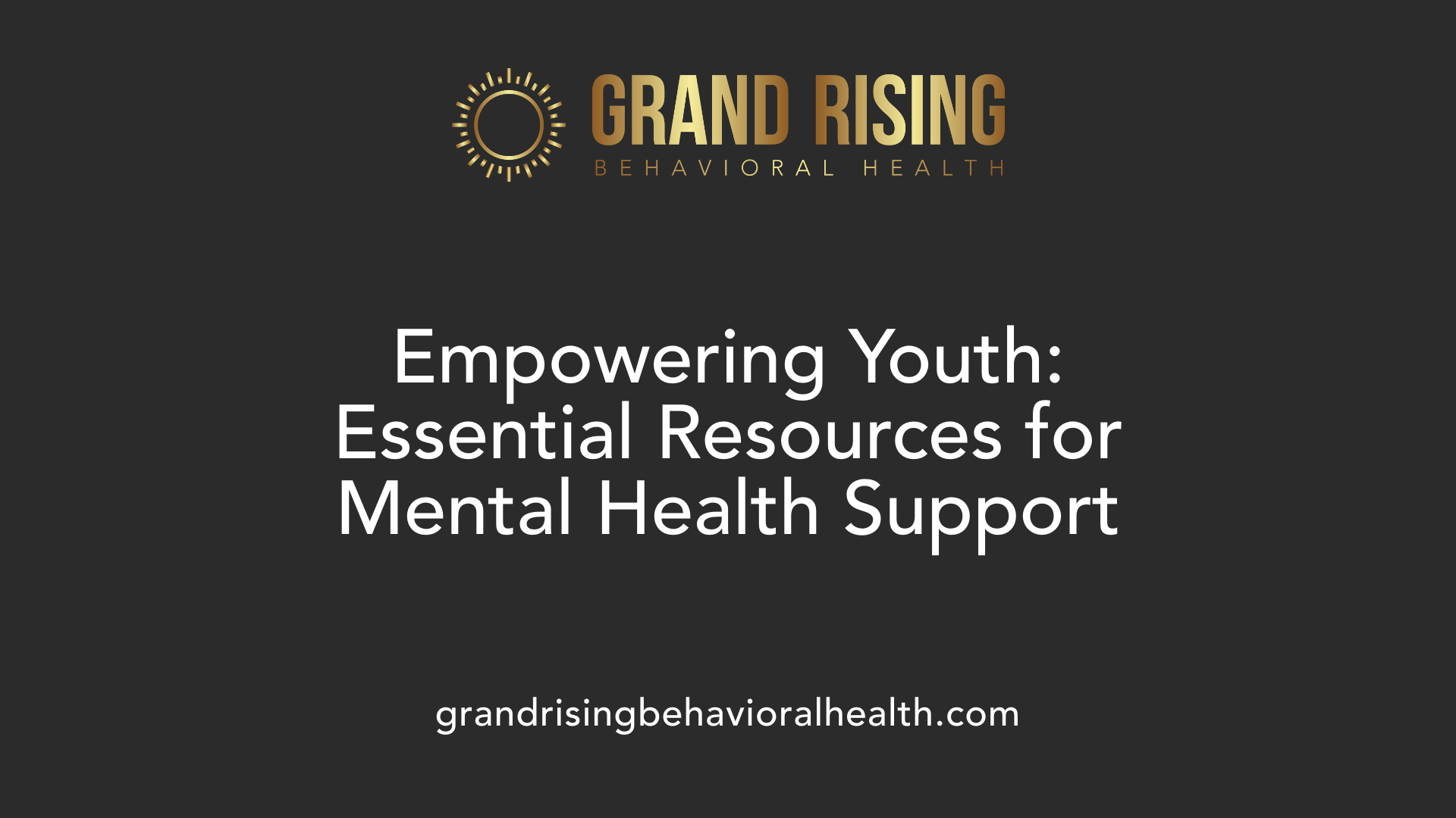 Empowering Youth: Essential Resources for Mental Health Support