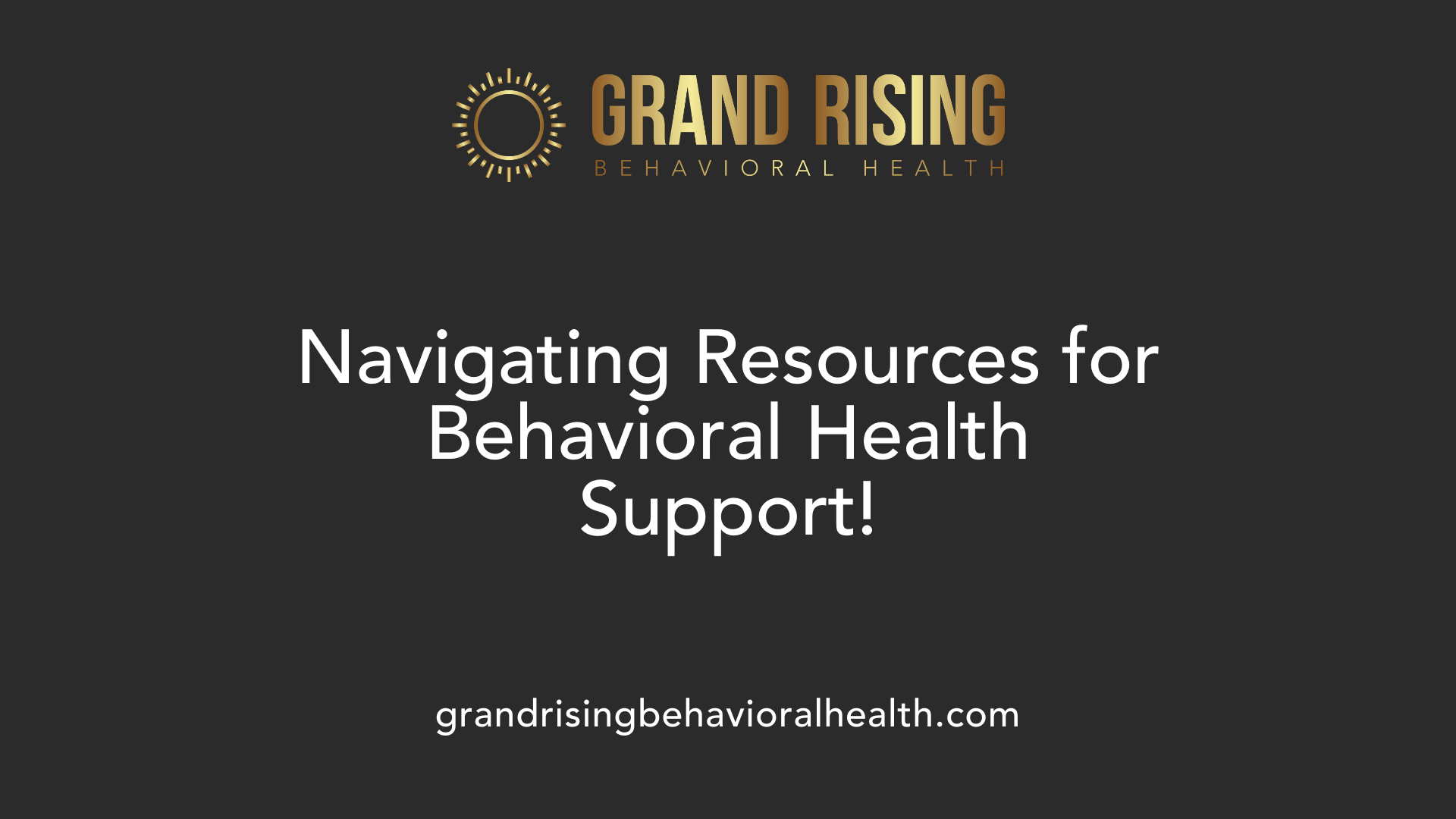 Navigating Resources for Behavioral Health Support!