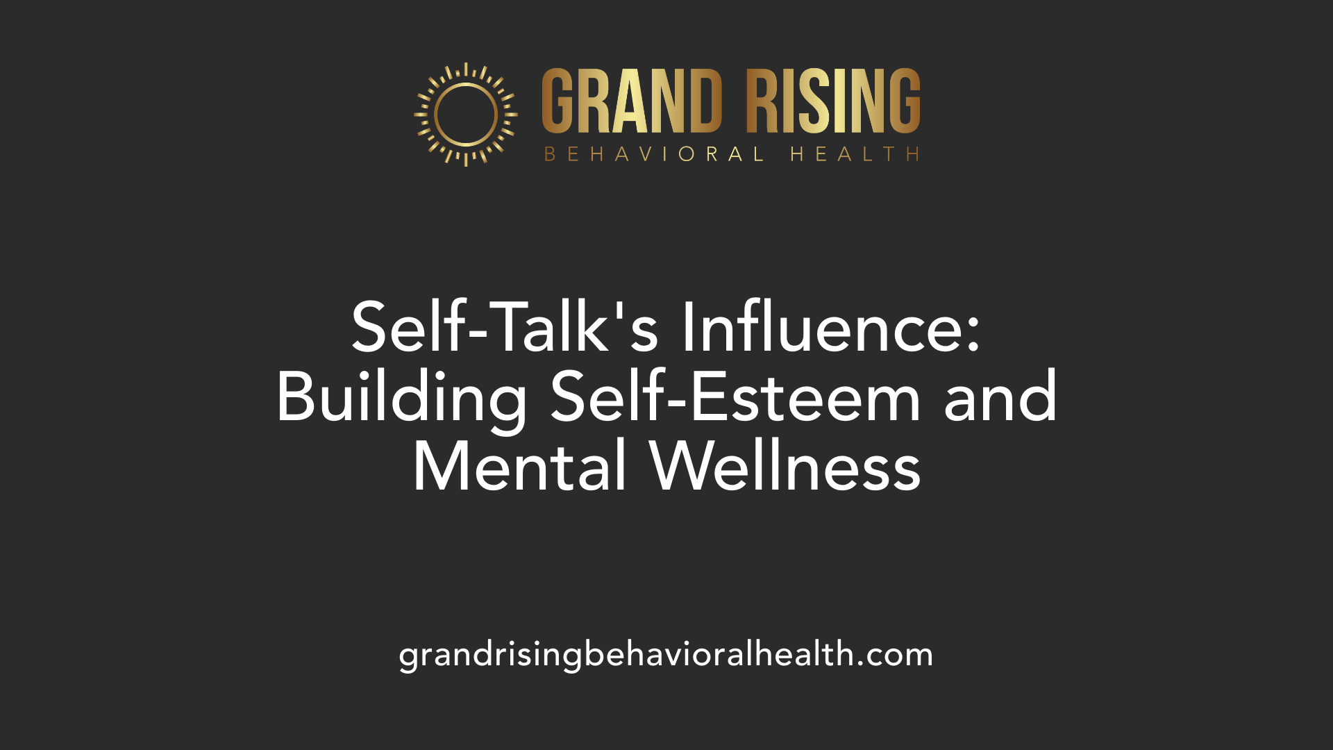 Self-Talk's Influence: Building Self-Esteem and Mental Wellness