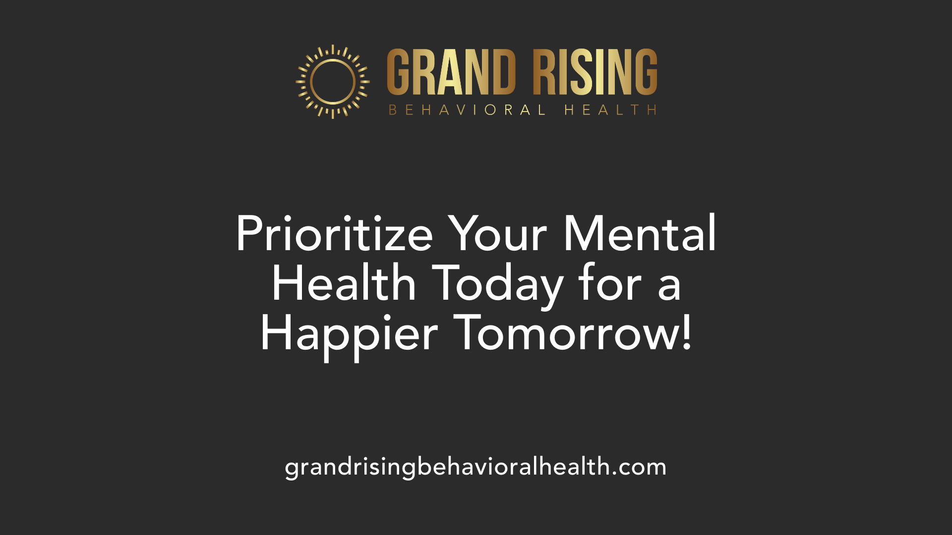 Prioritize Your Mental Health Today for a Happier Tomorrow!