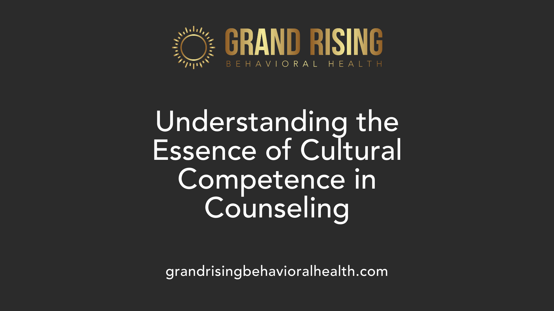 Understanding the Essence of Cultural Competence in Counseling