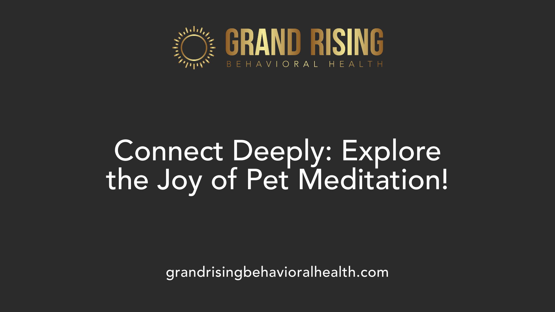 Connect Deeply: Explore the Joy of Pet Meditation!