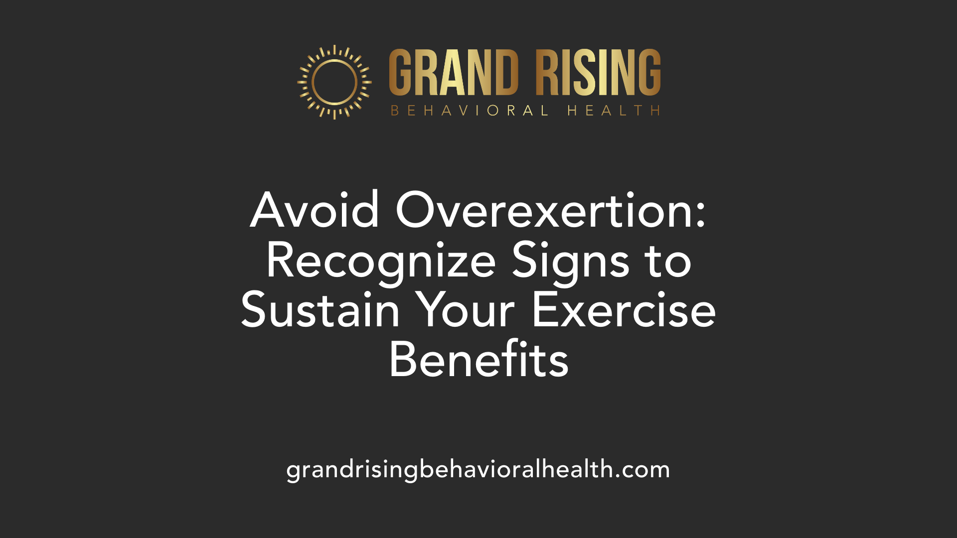 Avoid Overexertion: Recognize Signs to Sustain Your Exercise Benefits