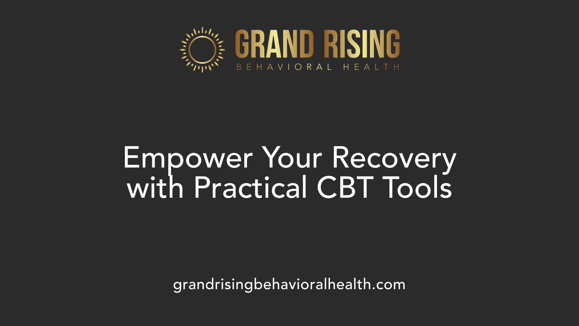 Empower Your Recovery with Practical CBT Tools