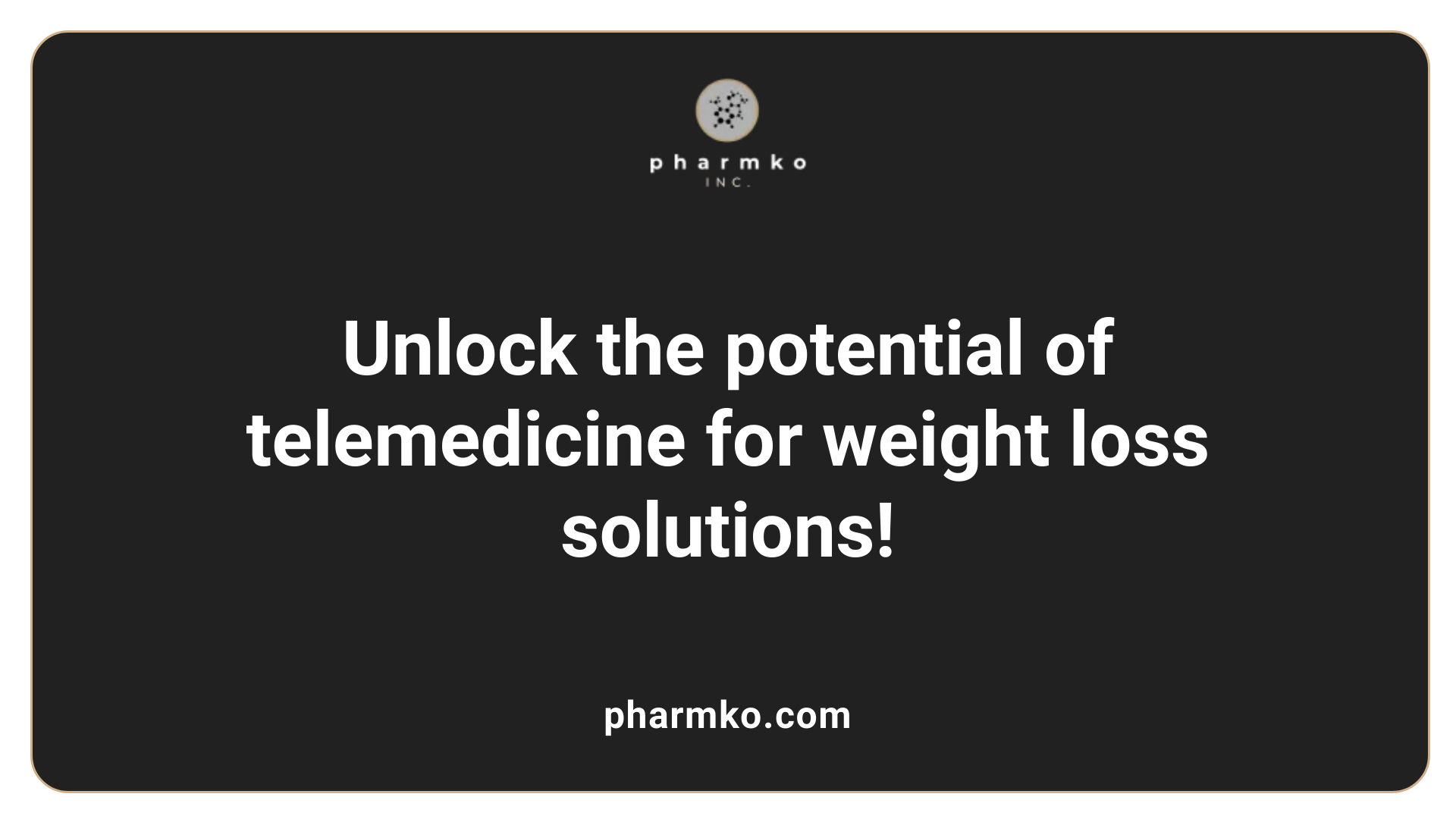 Unlock the potential of telemedicine for weight loss solutions!
