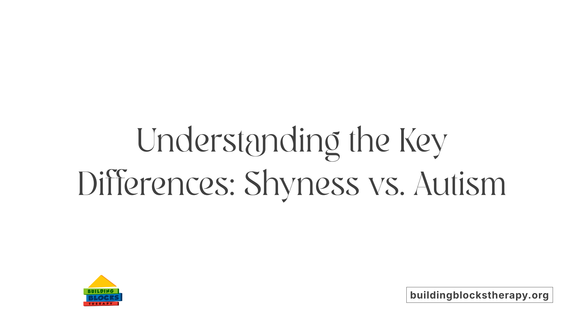Understanding the Key Differences: Shyness vs. Autism