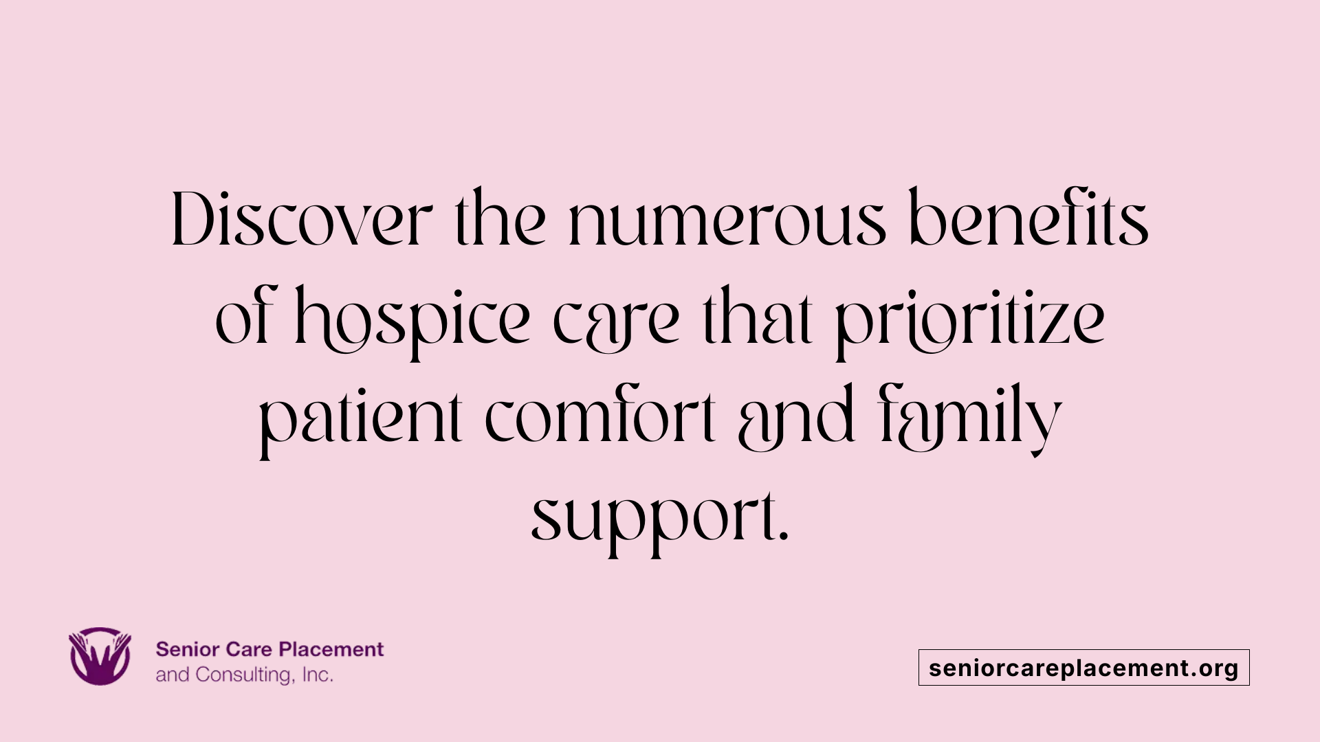 Discover the numerous benefits of hospice care that prioritize patient comfort and family support.