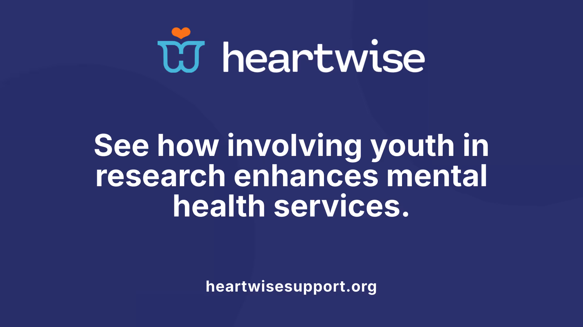 See how involving youth in research enhances mental health services.