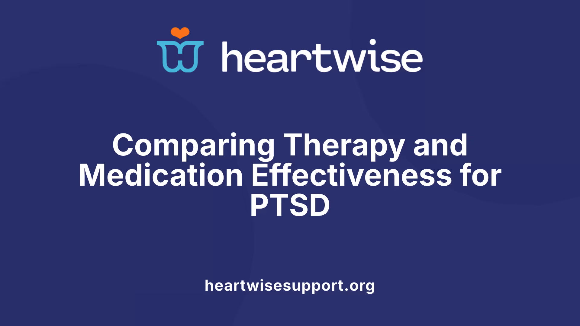 Comparing Therapy and Medication Effectiveness for PTSD