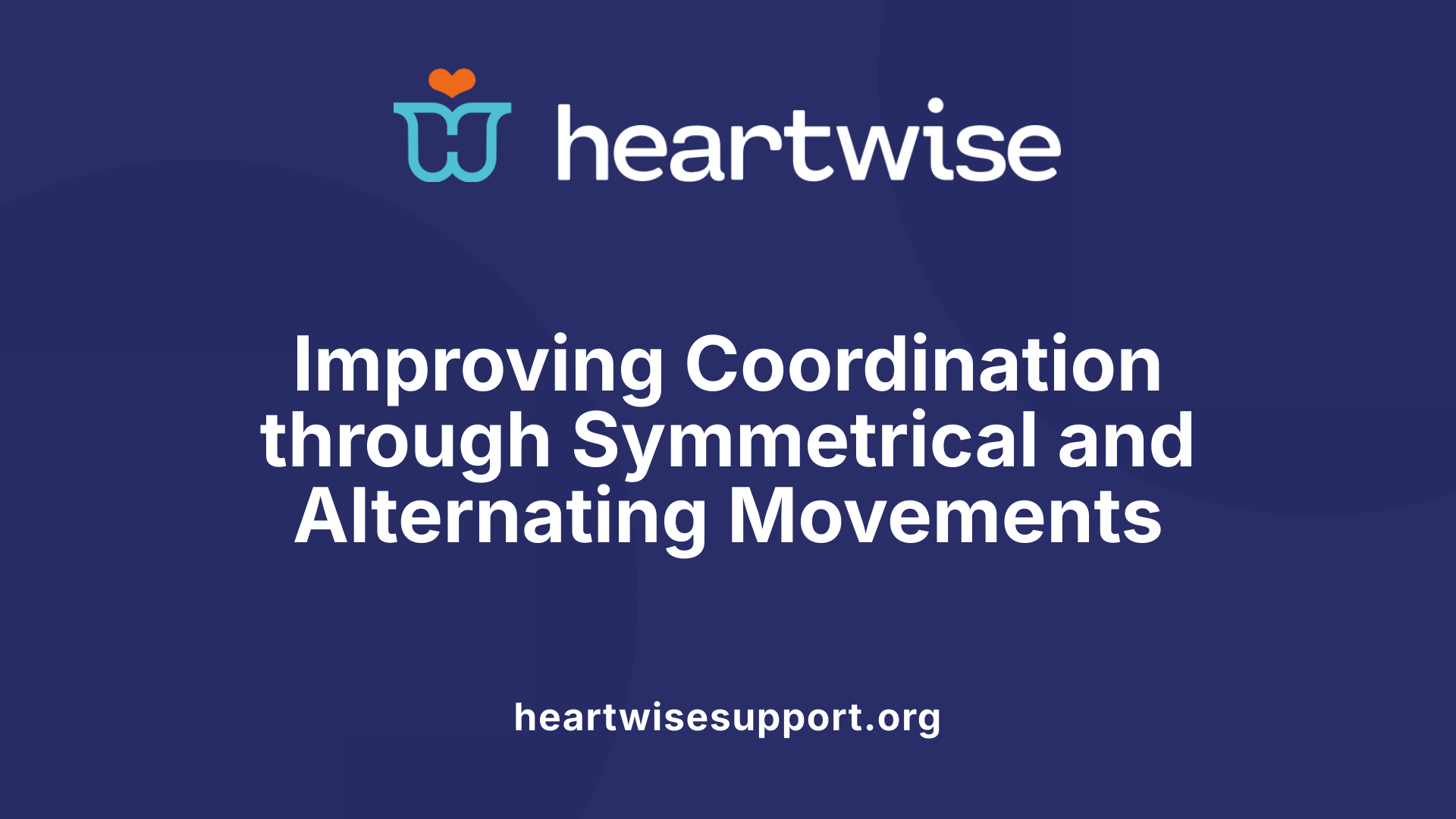Improving Coordination through Symmetrical and Alternating Movements